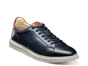 �t���[�V���C�� �����Y �V���[�Y �X�j�[�J�[ ���[�X Florsheim Social Lace To Toe Sneaker Navy �l�C�r�[