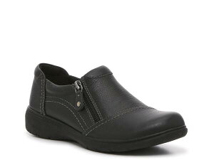 N[NX fB[X V[Y Xb|E[t@[ Black Clarks Carleigh Ray Slip-On