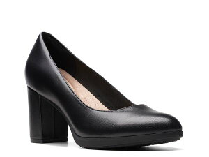 �N���[�N�X ���f�B�[�X �V���[�Y �p���v�X Clarks Bayla Skip Pump Black Leather �u���b�N