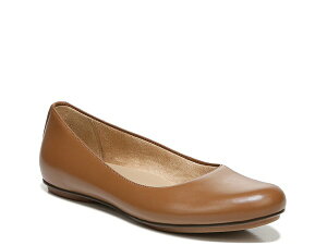 �i�`�����C�U�[ ���f�B�[�X �V���[�Y �p���v�X Naturalizer Maxwell Ballet Flat Cognac Leather