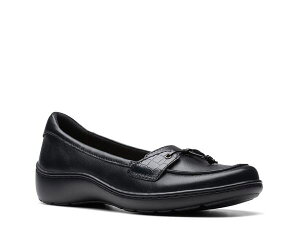 N[NX fB[X V[Y Xb|E[t@[ Black Clarks Cora Haley Slip-On