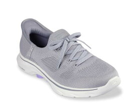 【送料無料】 スケッチャーズ レディース スニーカー シューズ Hands Free Slip-ins Go Walk 7 Via Slip-On Sneaker - Women's Grey/Purple