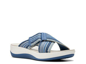 N[NX fB[X V[Y T_ Clarks Cloudsteppers Arla Wave Sandal Blue u[