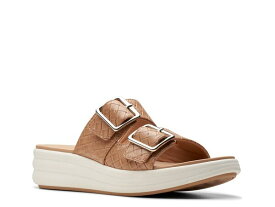 【送料無料】 クラークス レディース サンダル シューズ Cloudsteppers Drift Wedge Sandal Beige