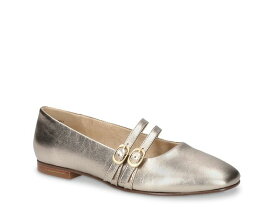 【送料無料】 ベラヴィータ レディース パンプス シューズ Daven Mary Jane Flat Champagne Leather