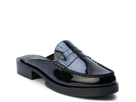 【送料無料】 マチス レディース スリッポン・ローファー シューズ Tasha Mule Black Patent Leather