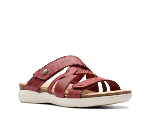 N[NX fB[X V[Y T_ Clarks April Willow Sandal Red bh