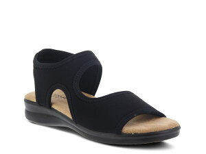tNTX fB[X V[Y T_ Flexus by Spring Step Marya Wedge Sandal Black ubN