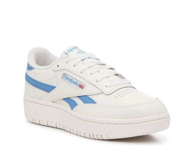 【送料無料】 リーボック レディース スニーカー シューズ Club C Double Revenge Sneaker - Women's Chalk White/Blue