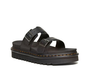 hN^[}[` fB[X V[Y T_ vbgtH[ Dr. Martens Myles Platform Sandal - Women's Black ubN