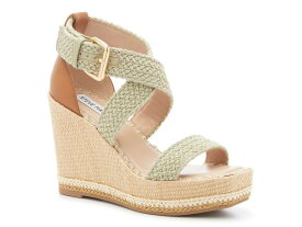 【送料無料】 スティーブ マデン レディース サンダル シューズ Cali Wedge Sandal Light Green/Brown/Tan