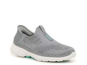 XPb`[Y fB[X V[Y Xj[J[ Skechers Hands Free Slip-Ins: Go Walk Flex 6 Fabulous View Slip-On Sneaker - Women's Grey O[