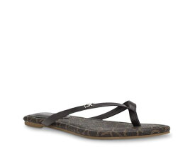 【送料無料】 カルバンクライン レディース サンダル シューズ Cruzy Flip Flop Dark Brown