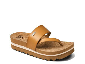 ���[�t ���f�B�[�X �V���[�Y �T���_�� Reef Cushion Sol Hi Wedge Sandal Natural