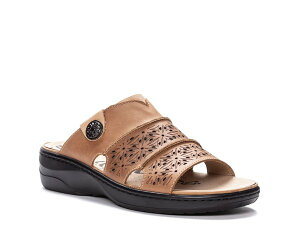 �v���y�b�g ���f�B�[�X �V���[�Y �T���_�� Propet Gertie Slide Sandal Light Brown �u���E��