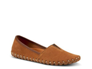 �X�v�����O�X�e�b�v ���f�B�[�X �V���[�Y �X���b�|���E���[�t�@�[ Spring Step Kathaleta Slip-On Cognac