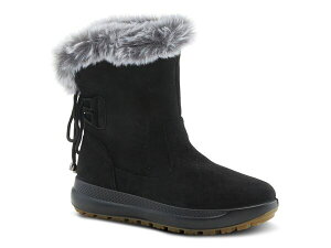 tNTX fB[X V[Y u[cECu[c Flexus by Spring Step Snowbird Snow Boot Black ubN