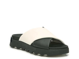 �\���� ���f�B�[�X �V���[�Y �T���_�� �v���b�g�t�H�[�� SOREL Viibe Platform Sandal Black �u���b�N