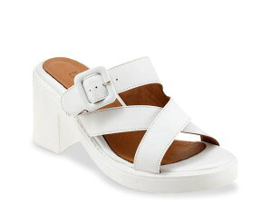 yz uGm fB[X T_ V[Y Milan Platform Sandal White