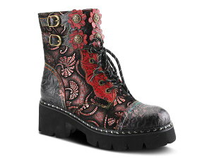 �X�v�����O�X�e�b�v ���f�B�[�X �V���[�Y �u�[�c�E���C���u�[�c L'Artiste by Spring Step Limitless Bootie Red ���b�h