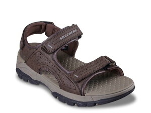 XPb`[Y Y V[Y T_ Skechers Tresmen Garo River Sandal Dark Brown uE