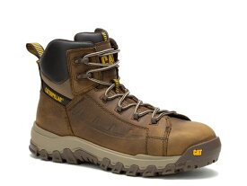 【送料無料】 キャタピラー メンズ ブーツ・レインブーツ シューズ Threshold Rebound Composite Toe Work Boot - Men's Light Brown