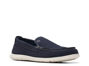 N[NX Y V[Y Xb|E[t@[ Clarks Flexway Step Slip-On Navy Suede lCr[