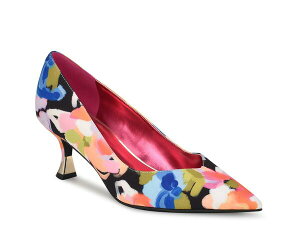 �i�C���E�F�X�g ���f�B�[�X �V���[�Y �p���v�X Nine West Apeah Pump Black Floral Print �u���b�N