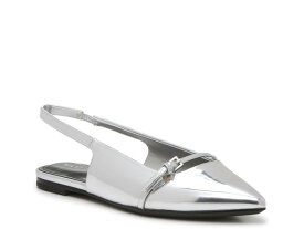 【送料無料】 マークフィッシャー レディース パンプス シューズ Elema Slingback Flat Silver Metallic