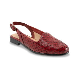 【送料無料】 トロッターズ レディース パンプス シューズ Lea Flat Red