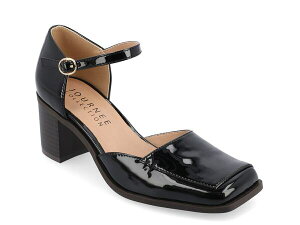 �W�����l �R���N�V���� ���f�B�[�X �V���[�Y �p���v�X Journee Collection Evangeline Pump Black Patent �u���b�N