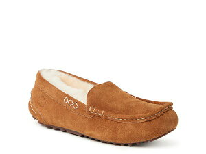 �f�B�A�t�H�[���Y ���f�B�[�X �V���[�Y �T���_�� Dearfoams Fireside Mel Moccasin Slipper Light Brown �u���E��