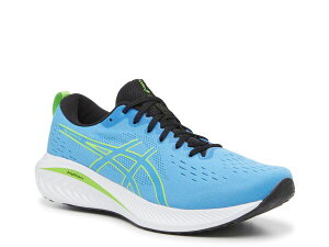 yz AVbNX Y Xj[J[ EH[LOV[Y V[Y Gel Excite 10 Running Shoe - Men's Waterscape Blue/Electric Lime/White