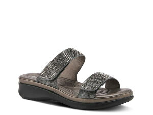 tNTX fB[X V[Y T_ Flexus by Spring Step Bling Sandal Pewter s[^[