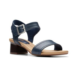 【送料無料】 クラークス レディース サンダル シューズ Desirae Coast Sandal Navy