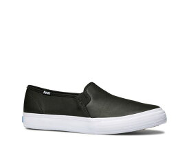 【送料無料】 ケッズ レディース スニーカー シューズ Double Decker Slip-On Sneaker - Women's Black Leather