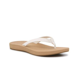 【送料無料】 サヌーク レディース サンダル シューズ Cosmic Shore Flip Flop White