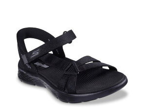 �X�P�b�`���[�Y ���f�B�[�X �V���[�Y �T���_�� Skechers Hands Free Slip-Ins: Go Walk Flex SD Illuminate Sport Sandal Black �u���b�N
