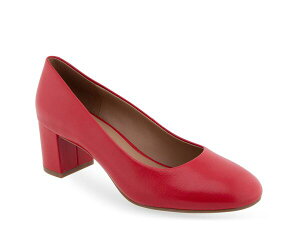 �G�A���\�[���Y ���f�B�[�X �V���[�Y �p���v�X Aerosoles Ebel Pump Red ���b�h