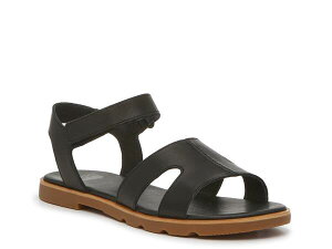 �\���� ���f�B�[�X �V���[�Y �T���_�� SOREL Ella III Sandal Black �u���b�N