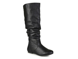 【送料無料】 ジュルネ コレクション レディース ブーツ・レインブーツ シューズ Jayne Wide Calf Boot Black