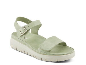 yz tNTX fB[X T_ V[Y Shinzon Wedge Sandal Dark Green