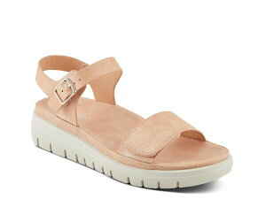 tNTX fB[X V[Y T_ Flexus by Spring Step Shinzon Wedge Sandal Light Pink sN