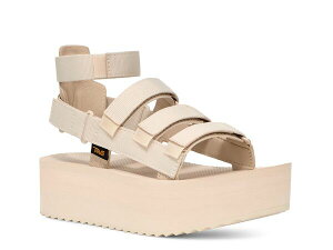 �e�o ���f�B�[�X �V���[�Y �T���_�� Teva Flatform Mevia Sandal Off White �I�t�z���C�g