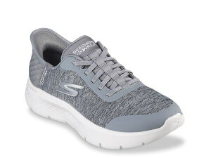 XPb`[Y fB[X V[Y Xj[J[ Skechers Hands Free Slip-ins Go Walk Flex Dacey Slip-On Sneaker - Women's Grey/White zCg