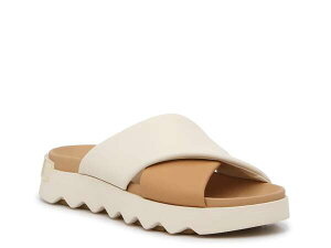 �\���� ���f�B�[�X �V���[�Y �T���_�� �v���b�g�t�H�[�� SOREL Viibe Platform Sandal Honest Beige/Tan �^��