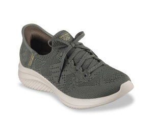 XPb`[Y fB[X V[Y Xj[J[ Skechers X Martha Stewart Hands Free Slip-InsR Ultra Flex 3.0 Sneaker Dark Green O[