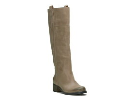 【送料無料】 ラッキーブランド レディース ブーツ・レインブーツ シューズ Hybiscus Wide Calf Boot Grey