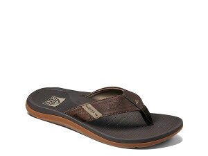 ���[�t �����Y �V���[�Y �T���_�� Reef Santa Ana Flip Flop Dark Brown �u���E��
