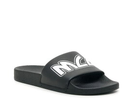 【送料無料】 マックキュー アレキサンダー・マックイーン メンズ サンダル シューズ Logo Slide Sandal - Men's Black